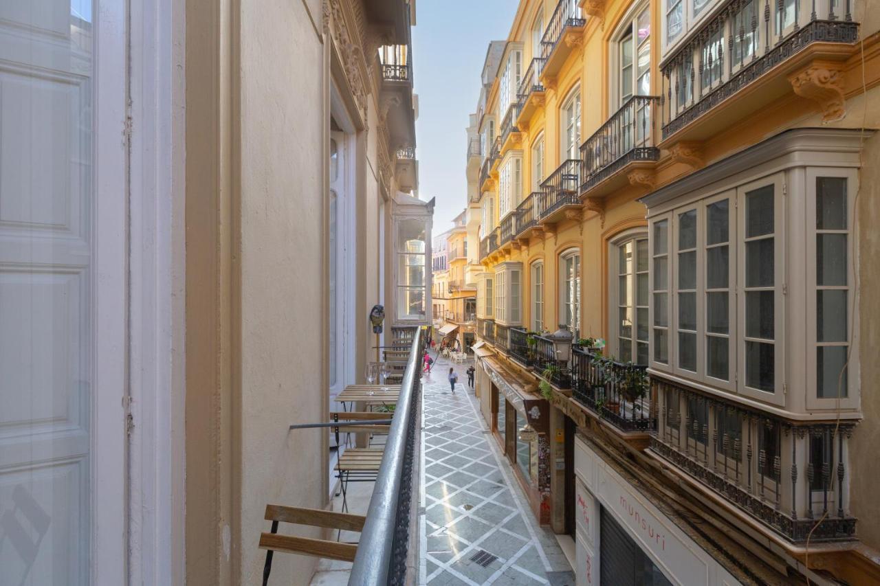 Puerta De Larios: Central Three-Bedroom Apartment With Balconies And Patio Malaga Luaran gambar